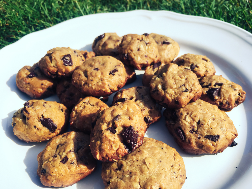 Mini čokoládové cookies bez oleja